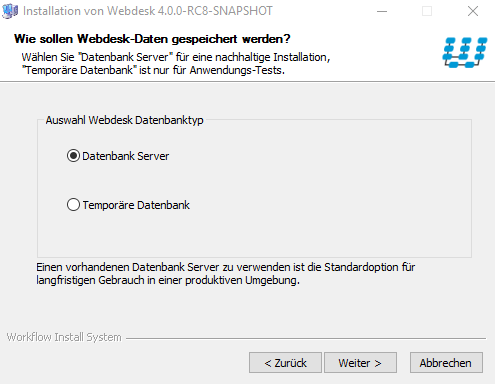 Installation Webdesk 6